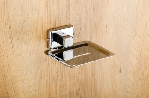 Eagle EC-604 Soap Dish Bathroom Accessory for Home, Hotel and Apartment Washrooms, Elegant and Practical Soap Holder for Clean Everyday Use, Bathroom Organization, Decor and Value